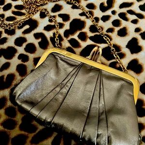 Gorgeous Christian Louboutin Metallic Clutch